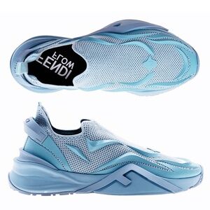 Fendi Flow Slip-On Mesh Sneakers Men Size 10 US New